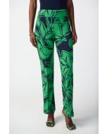 Joseph Ribkoff Midnight Blue/Green Pants Style 241254