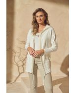 Frank Lyman White Floral Lace Cardigan Style 241340U