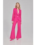 Joseph Ribkoff Shocking Pink Lux Twill Flared Pants Style 241738