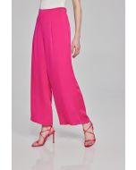 Joseph Ribkoff Shocking Pink Wide-Leg Pull-On Pants Style 241766