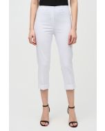 Joseph Ribkoff White Cropped Pants Style 242054