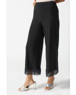 Joseph Ribkoff Black Pull-On Culotte Pants Style 242134