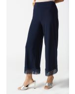 Joseph Ribkoff Midnight Blue Pull-On Culotte Pants Style 242134
