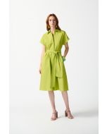 Joseph Ribkoff Key lime Fit and Flare Shirt Dress Style 242914