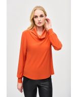 Joseph Ribkoff Lava Straight Cowl Collar Top Style 243063