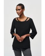 Joseph Ribkoff Black Straight Tunic Style 243109