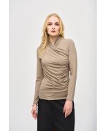 Joseph Ribkoff Java Jersey Knit Fitted Top Style 243148