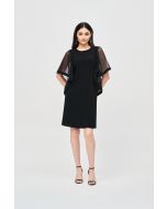 Joseph Ribkoff Black Trapeze Dress Style 243272