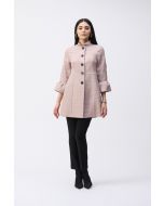 Joseph Ribkoff Sand Textured Jacquard Coat Style 243738