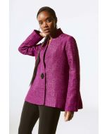 Joseph Ribkoff Empress Textured Jacquard Trapeze Jacket Style 243788