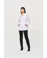 Joseph Ribkoff Optic White Button-Down Blouse With Pockets Style 243958