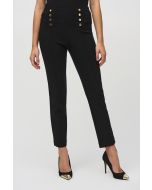 Joseph Ribkoff Black Slim Fit Pull-On Pants Style 244006