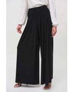 Joseph Ribkoff Black Wide-Leg Pull-On Pants Style 244151