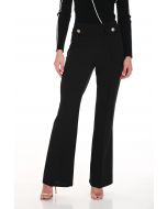 Frank Lyman Black Fit and Flare Pants Style 244315