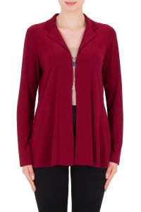 Joseph Ribkoff Cranberry Cover Up Style 183130