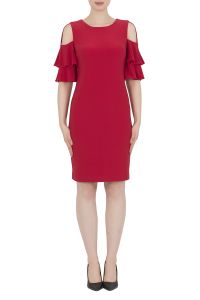 Joseph Ribkoff Red Dress Style 191042