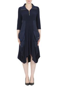 Joseph Ribkoff Midnight Blue Dress Style 191452X