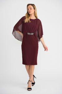 Joseph Ribkoff Cabernet Dress Style 194208