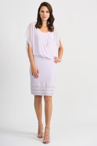 Joseph Ribkoff Lavender Fog Dress Style 201166