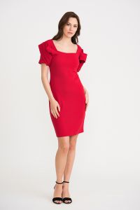 Joseph Ribkoff Lipstick Red Dress Style 201228