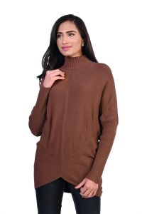 Frank Lyman Coffee Knit Sweater Style 213134U
