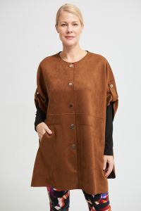 Joseph Ribkoff Brown Button Front Jacket  Style 213405
