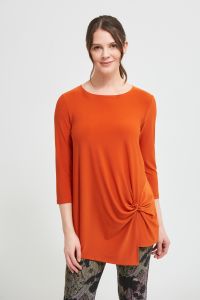 Joseph Ribkoff Topaz Knotted Front Top Style 213584