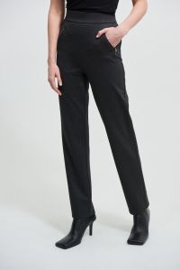 Joseph Ribkoff Charcoal Grey Flared Leg Pants Style 213589