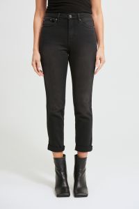 Joseph Ribkoff Charcoal/Dark Grey Cropped Jeans Style 213966