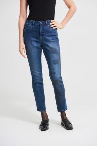 Joseph Ribkoff Denim Medium Blue Slim Fit Jeans Style 213973
