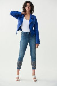 Joseph Ribkoff Denim Medium Blue Jean Style 221927 - Main Image