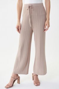 Joseph Ribkoff Knit Wide Leg Sand Pants Style 222905