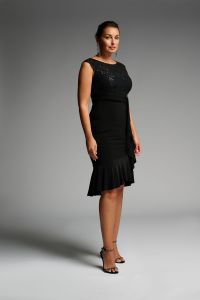 Joseph Ribkoff Black Sleeveless Dress Style 223726