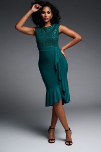 Joseph Ribkoff Rainforest Sleeveless Dress Style 223726