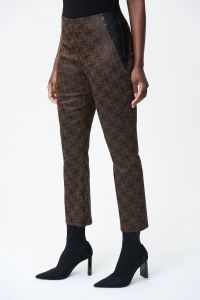 Joseph Ribkoff Black/Brown Pants Style 224058