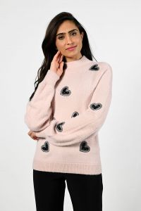 Frank Lyman Blush Knit Sweater Style 224567U