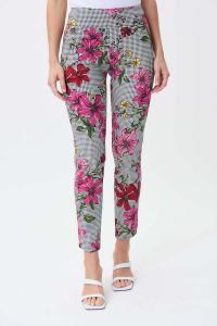 Joseph Ribkoff Vanilla/Multi Floral Print Pants Style 231024