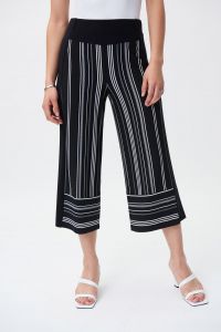 Joseph Ribkoff Black/Vanilla Pants Style 231071