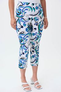 Joseph Ribkoff Vanilla/Multi Pants Style 231272