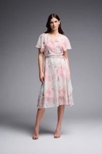 Joseph Ribkoff Mint/Multi Wrap Dress Style 231713
