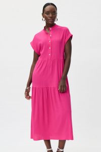 Joseph Ribkoff Dazzle Pink Dress Style 232115