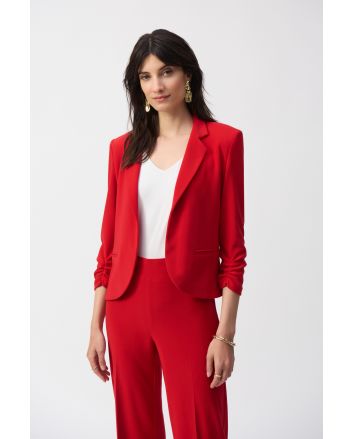 Joseph Ribkoff Radiant Red Classic Blazer Style 143148