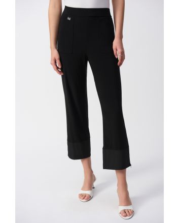 Joseph Ribkoff Black Straight Pants Style 251035