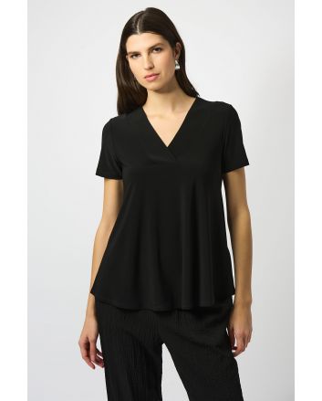 Joseph Ribkoff Black Flared Top Style 251125