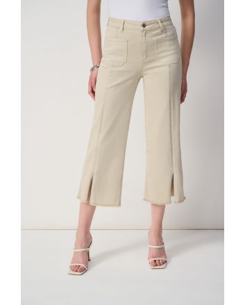 Joseph Ribkoff Moonstone Culotte Jeans With Embellished Front Seam Style 251901