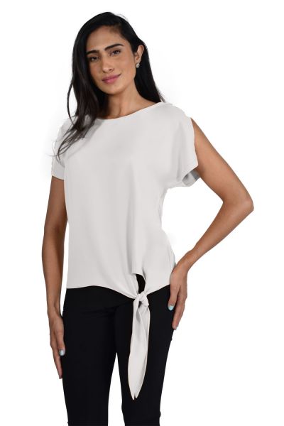 Frank Lyman Off-White Woven Top Style 181224
