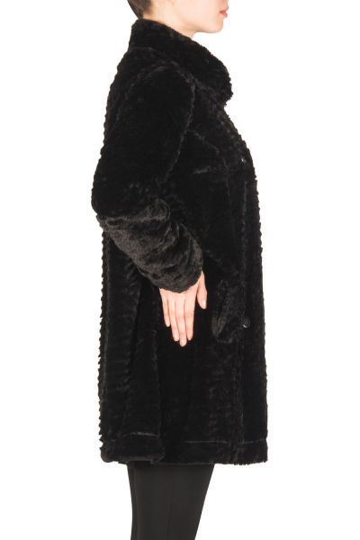 Joseph Ribkoff Black Reversible Coat Style 183363