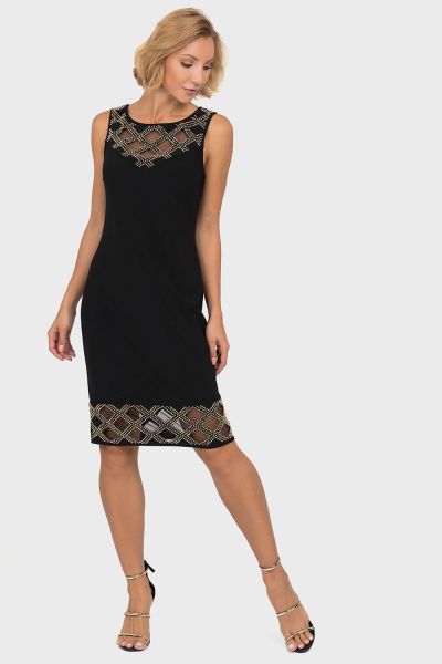 Joseph Ribkoff Black Dress Style 191306