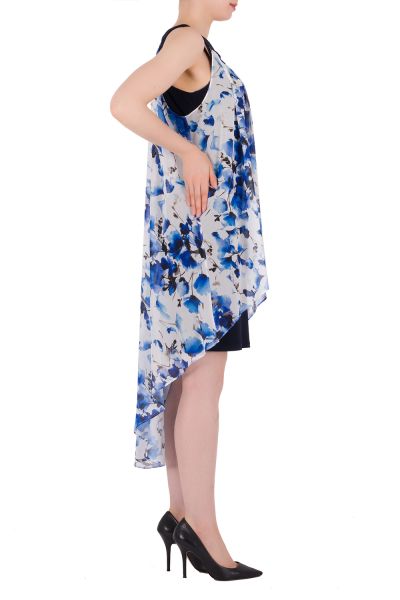 Joseph Ribkoff White/Blue Dress Style 191621