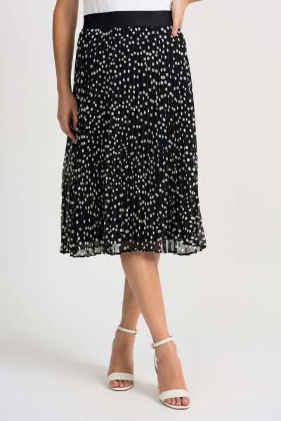 Joseph Ribkoff Black/Vanilla Skirt Style 201255